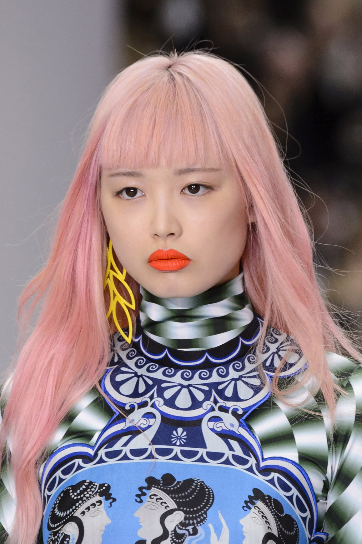 Pastell rosa Haare