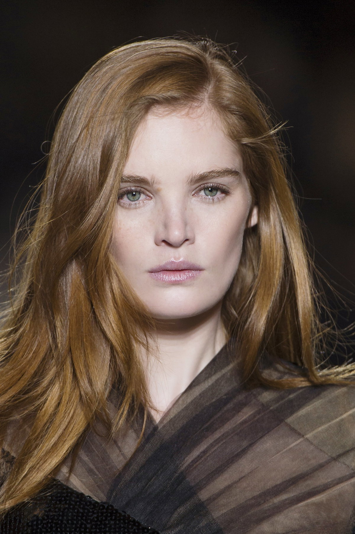 Rotbraune Haare
