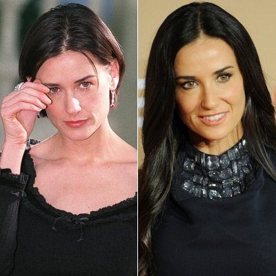 Demi Moore: Vorher-Nachher
