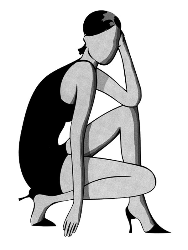 Einfache Pose