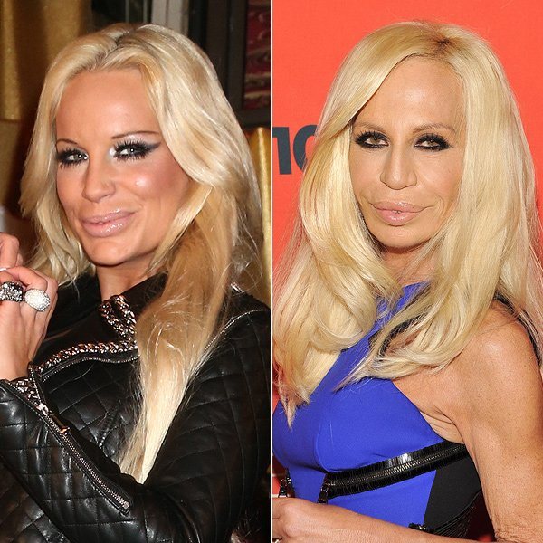 Gina-Lisa sieht aus wie Donatella Versace