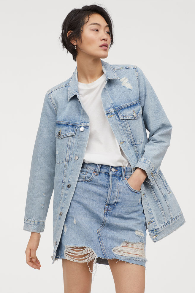 Helle Jeansjacke