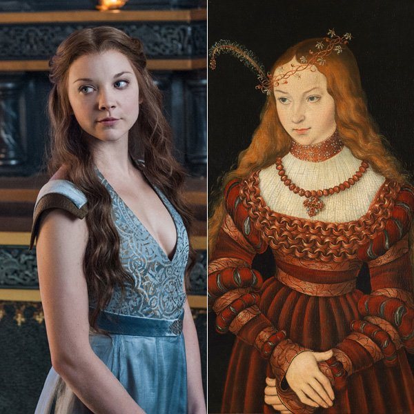 Natalie Dormer und Cranachs Sibylle