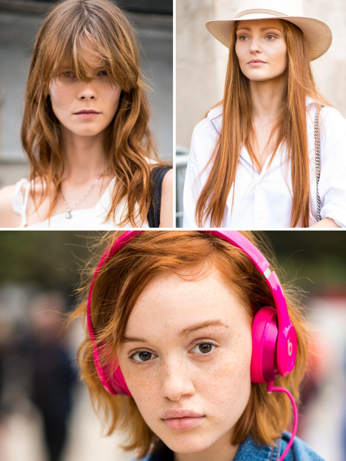 Natürlich rote Haare
