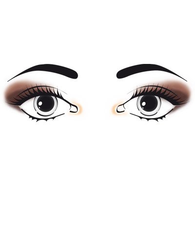 Schminktipps für eng stehende Augen