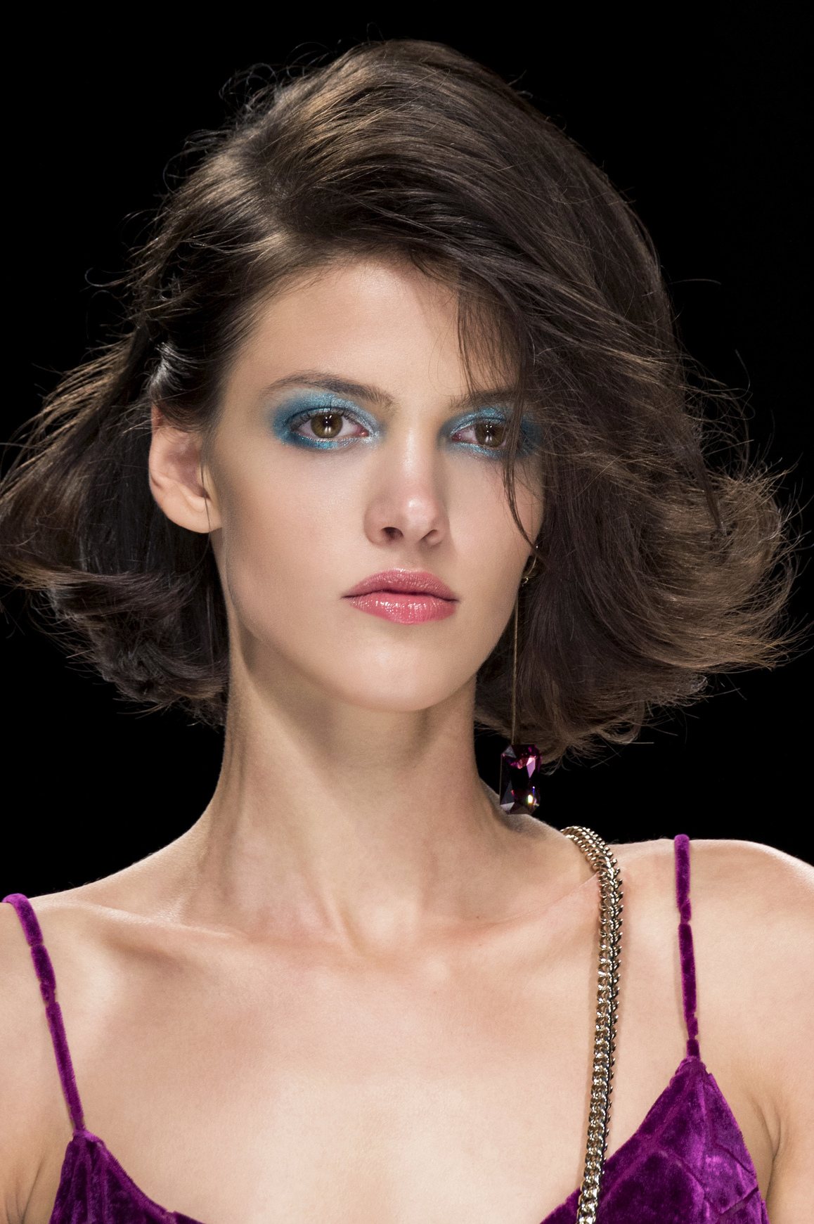 Toupierter Longbob