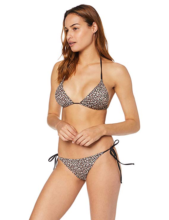 Triangle Bikini mit Leo-Print