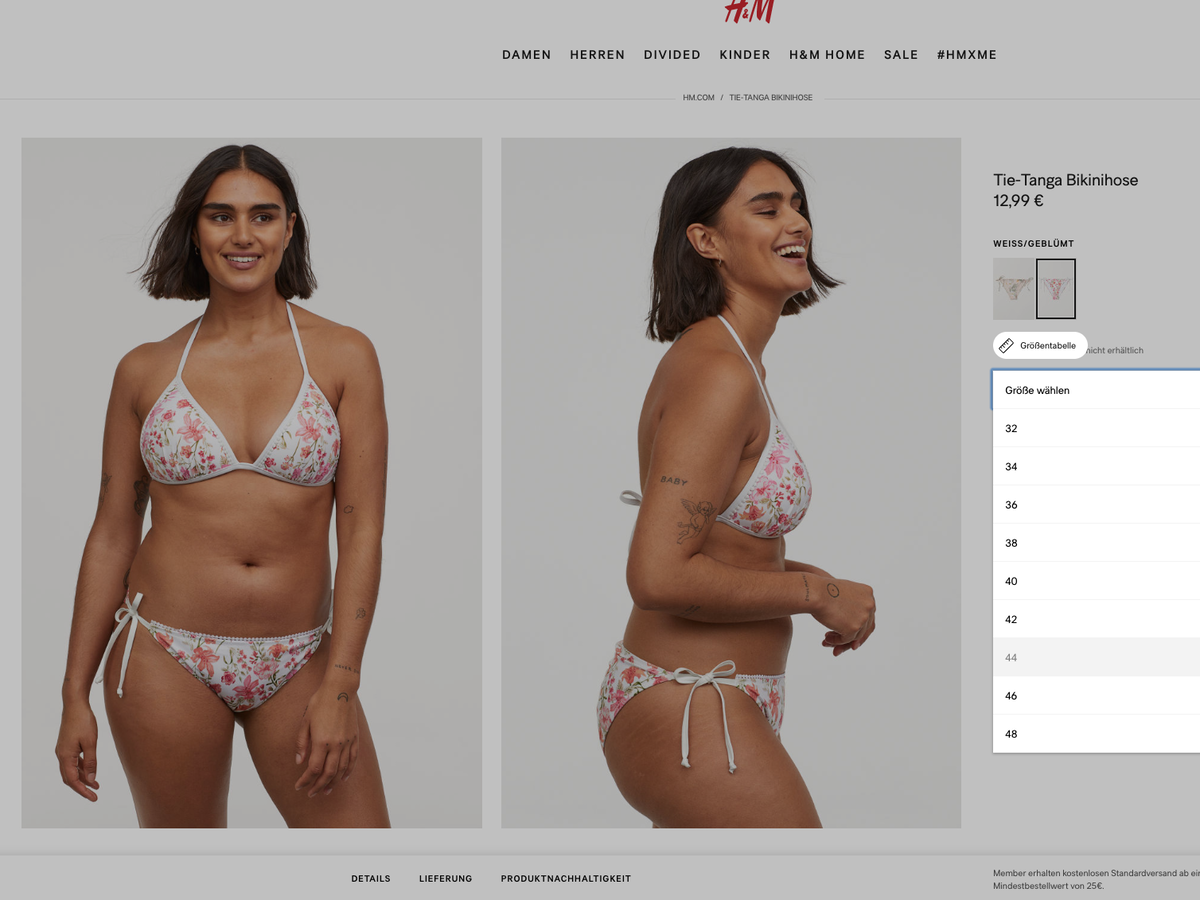 Bikini-Hose-Ausverkauft