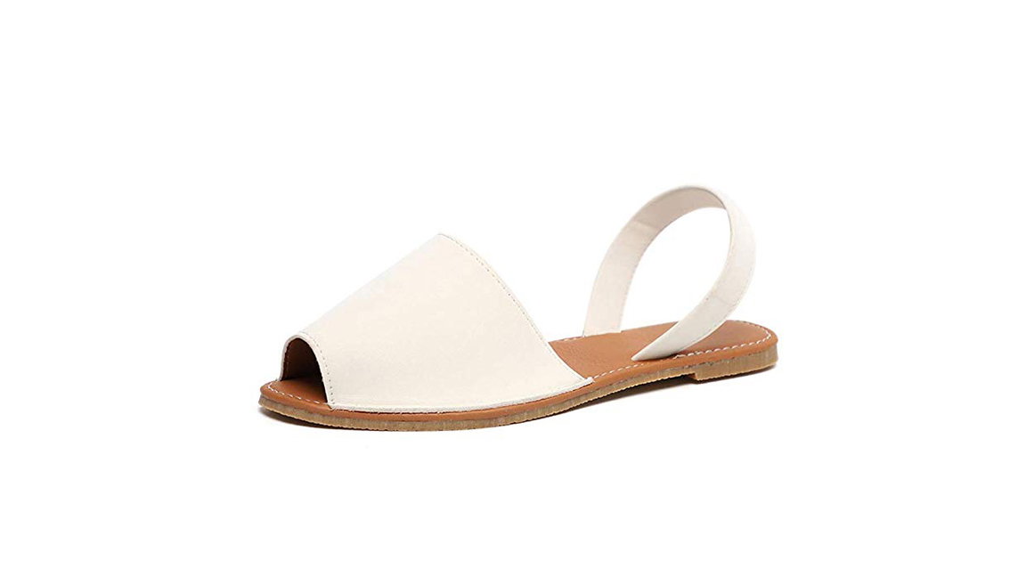 Flache Sandalen