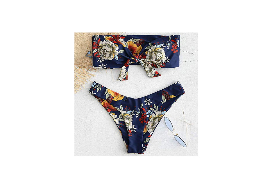 Schulterfreier Bikini