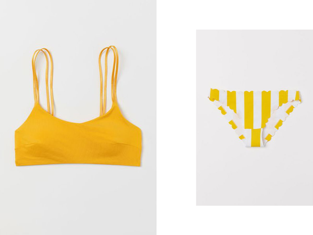 Gelber Bikini H&M