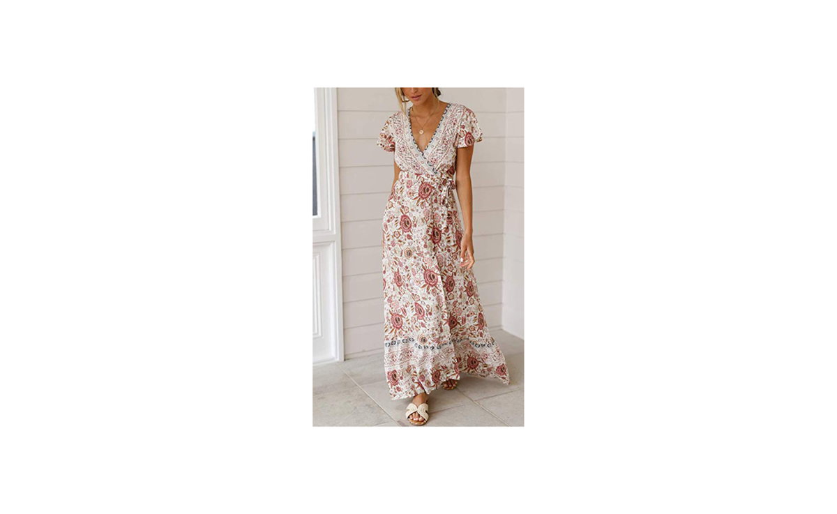 Boho-Fans aufgepasst. Dieses Maxi-Kleid ist ein Muss für schöne Sommertage! Hier direkt sichern.