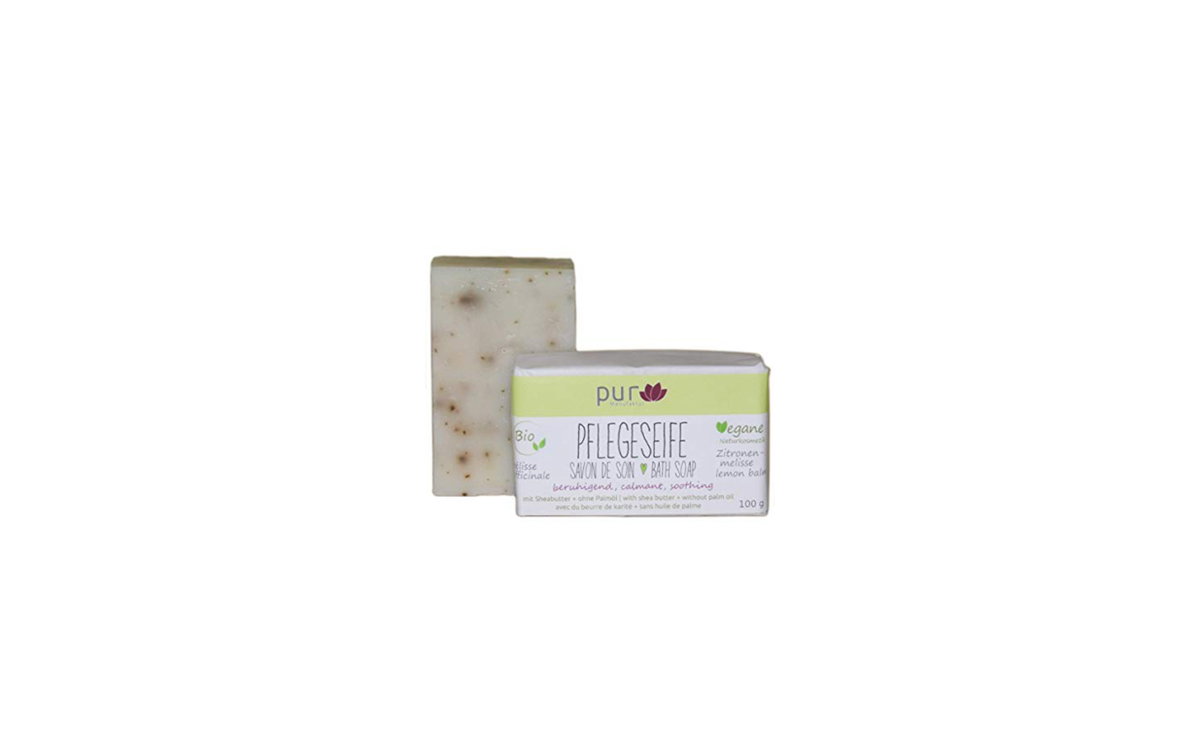 Manufaktur Pur Bio Sheabutter-Naturseife für ca. 6 Euro