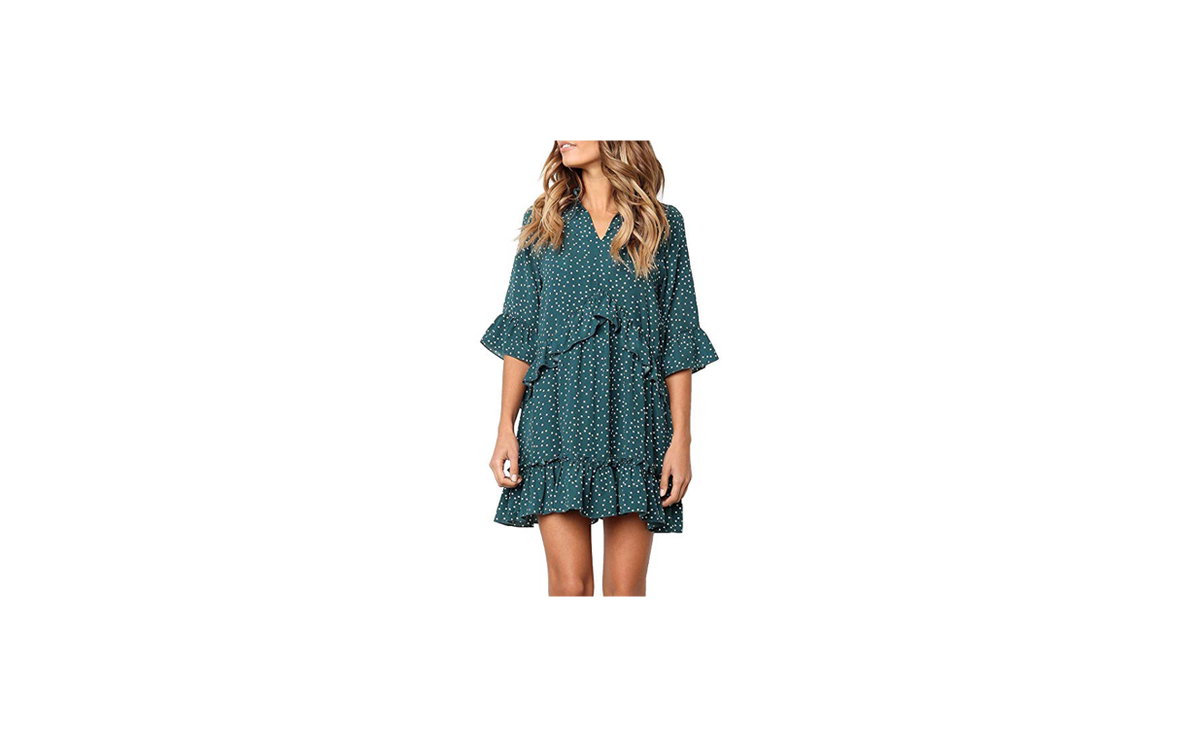 Im Sommer mögen wir es luftig-leicht. Perfekt dafür eignet sich dieses T-Shirt-Kleid. Hier nachshoppen.