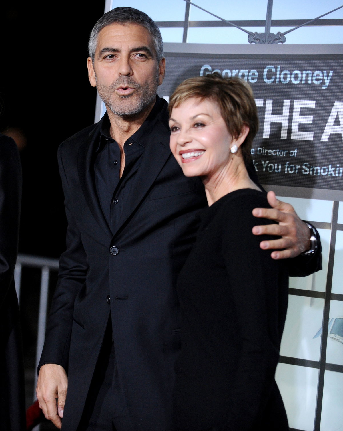 Geroge Clooney mit seiner Mama