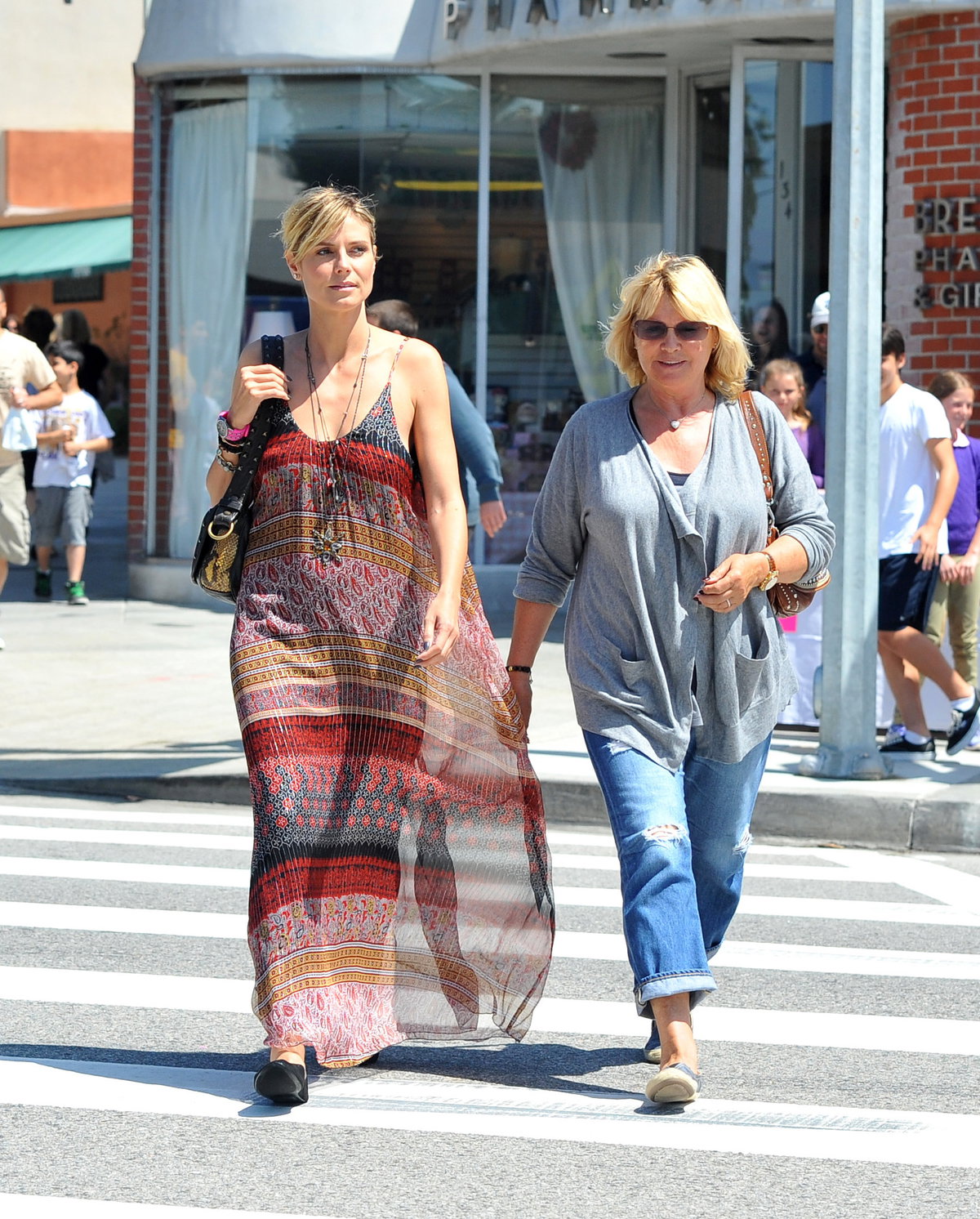 Heidi Klum mit ihrer Mutter