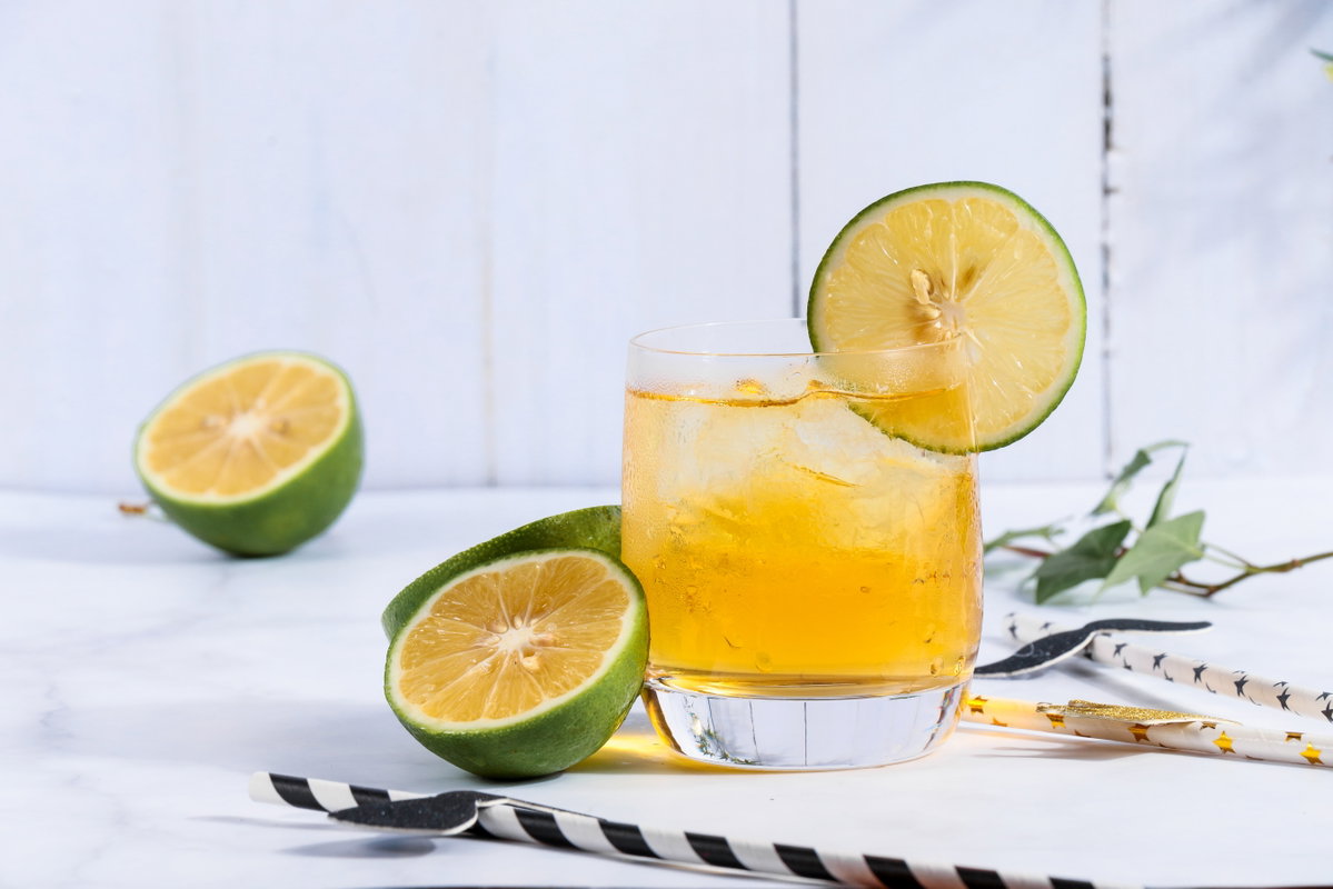 Kalte Limonade bei Hitze