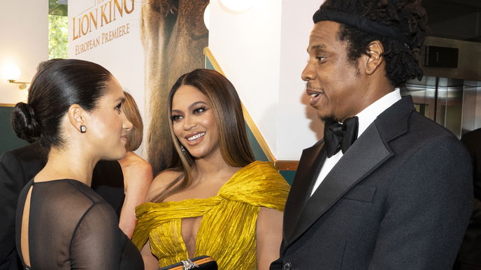 Meghan Markle und Beyoncé: Schönes Wiedersehen bei "Der König der Löwen"-Premiere