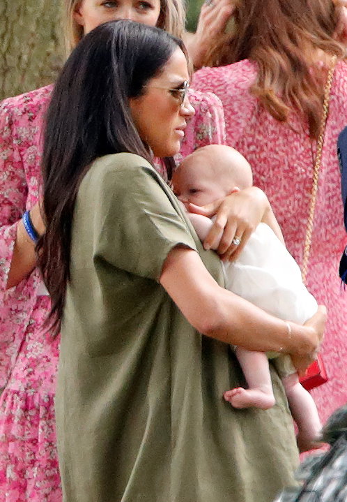 Baby Archie und Meghan Markle