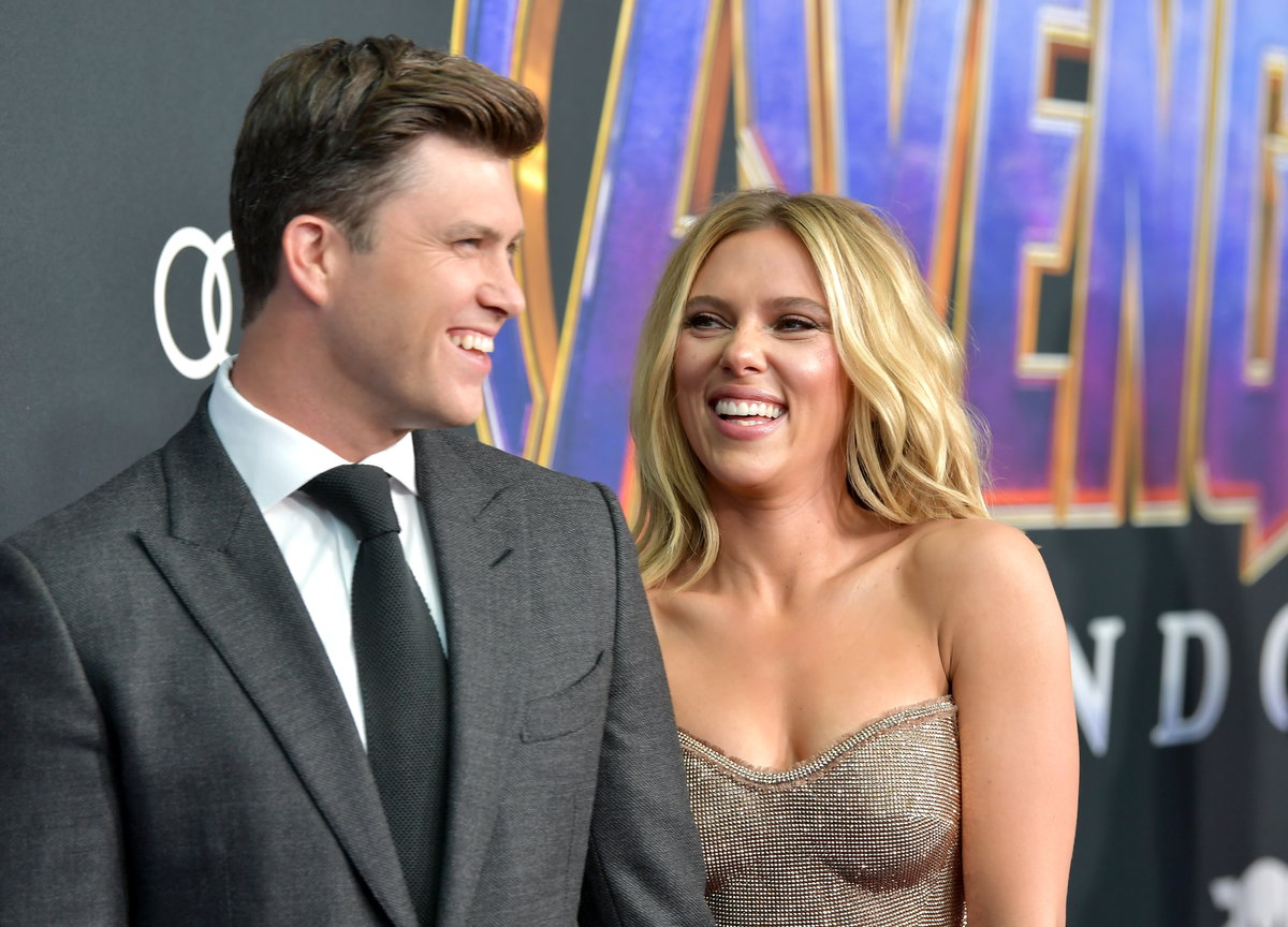 Scarlett Johansson und Colin Jost