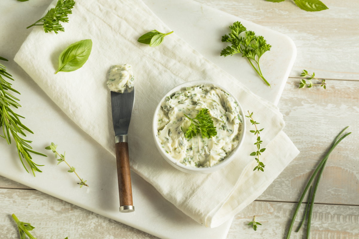 vegane Kräuterbutter