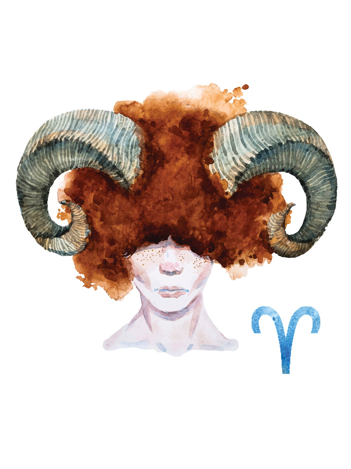 Illustration Sternzeichen Widder
