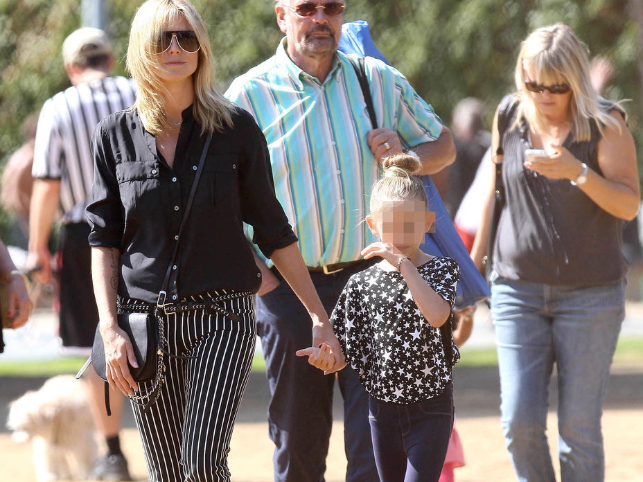 Heidi Klum mit Tochter Leni