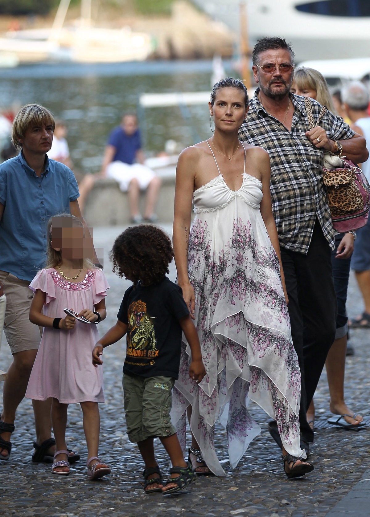 Leni Klum mit Opa Klum