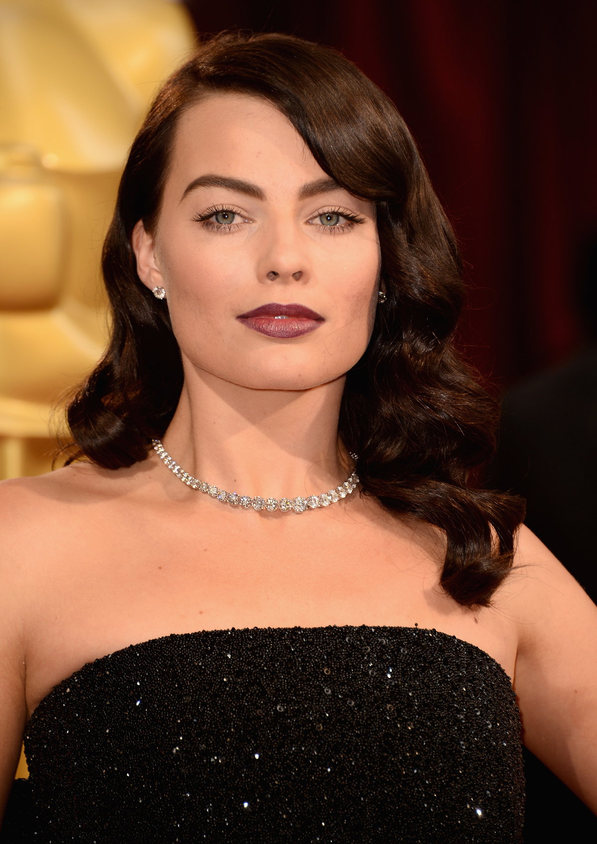 margot robbie braune haare