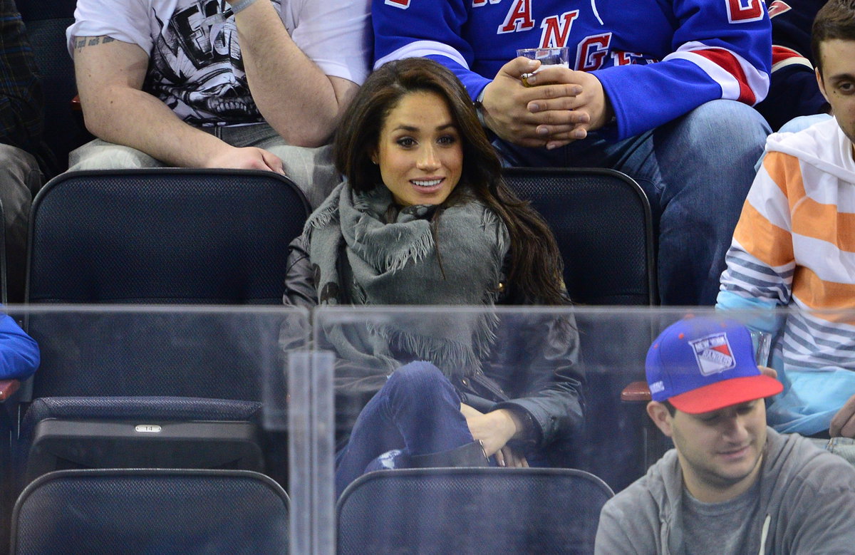 Meghan Markle New York Rangers 2013