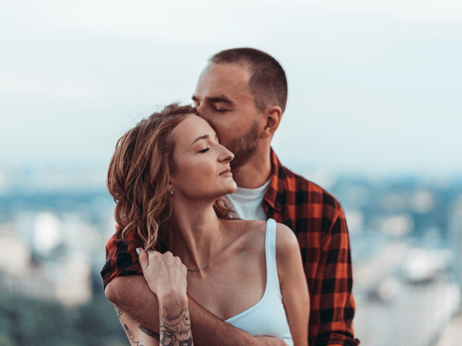 Online Dating Liebespaar