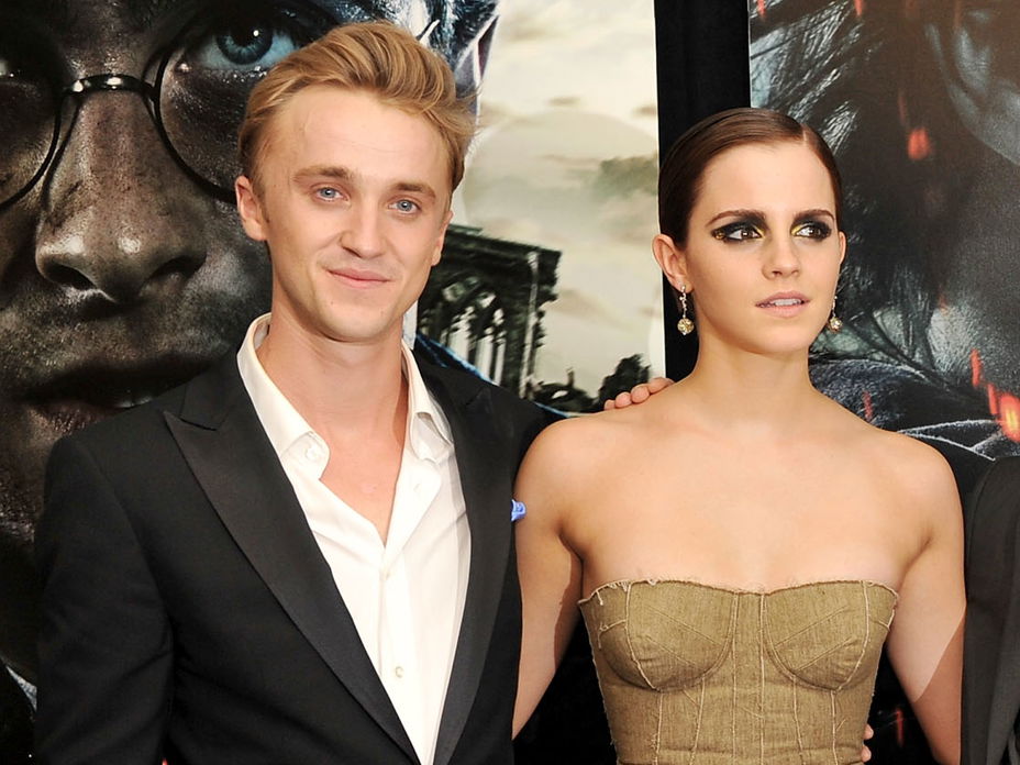 Tom Felton und Emma Watson