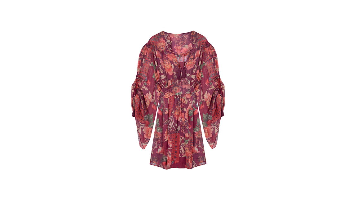 topshop kleid blumenmuster