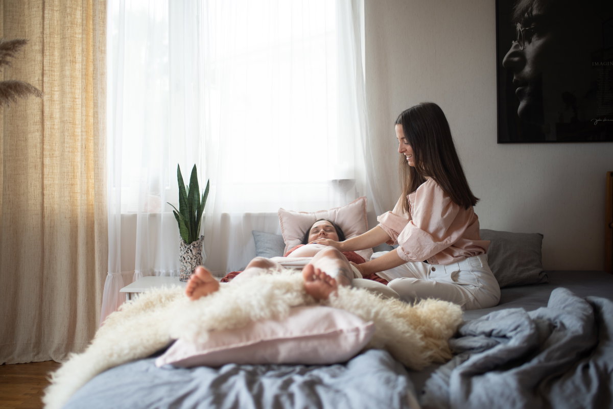 doula schwangere frau