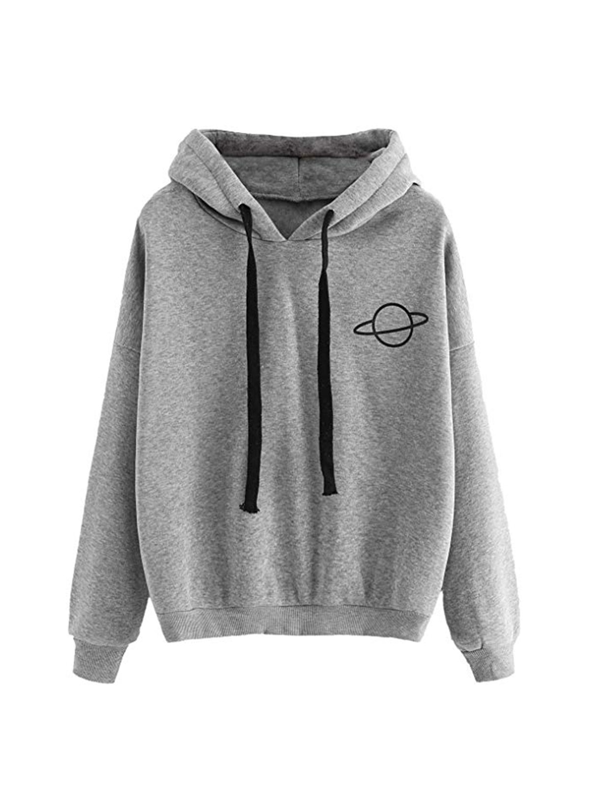 Grauer Hoodie