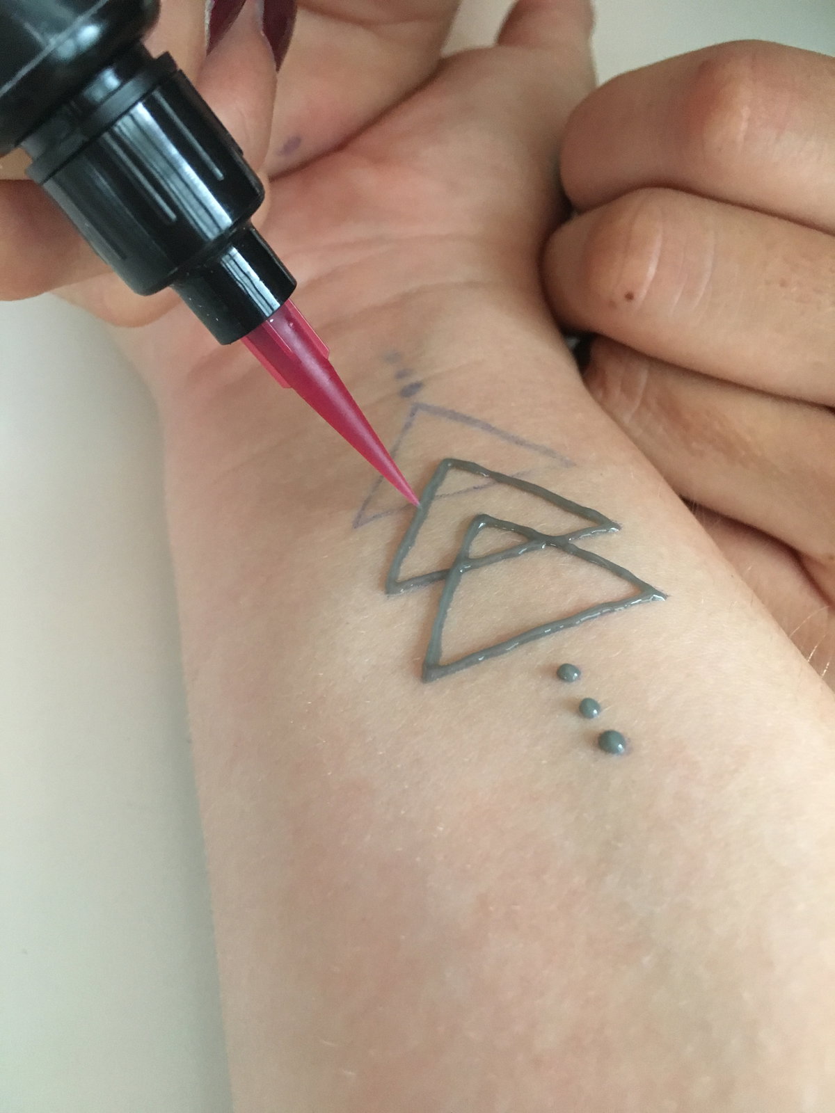 Schritt fünf Mystic Ink
