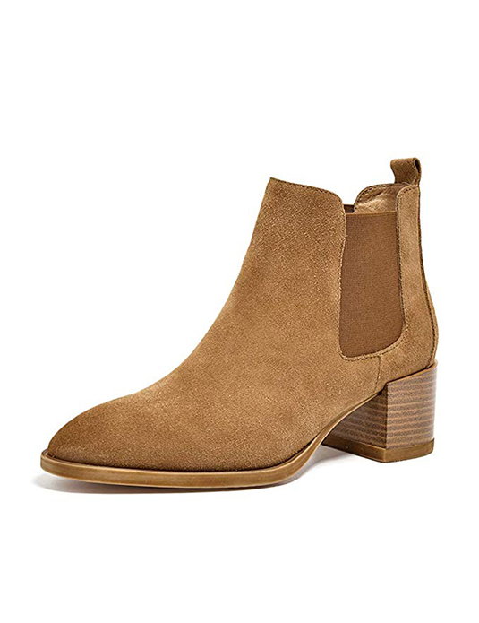 Wildlederstiefelette