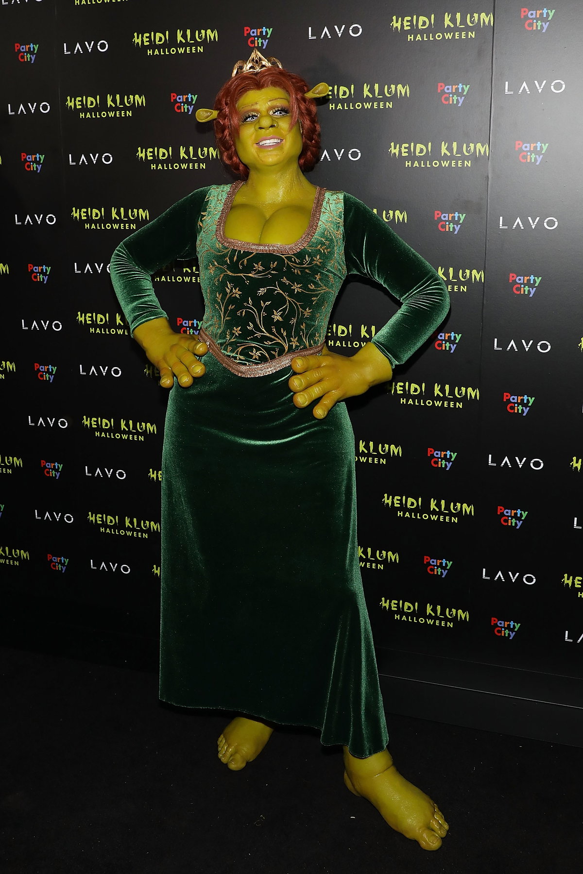 heidi klum halloween kostüm fiona