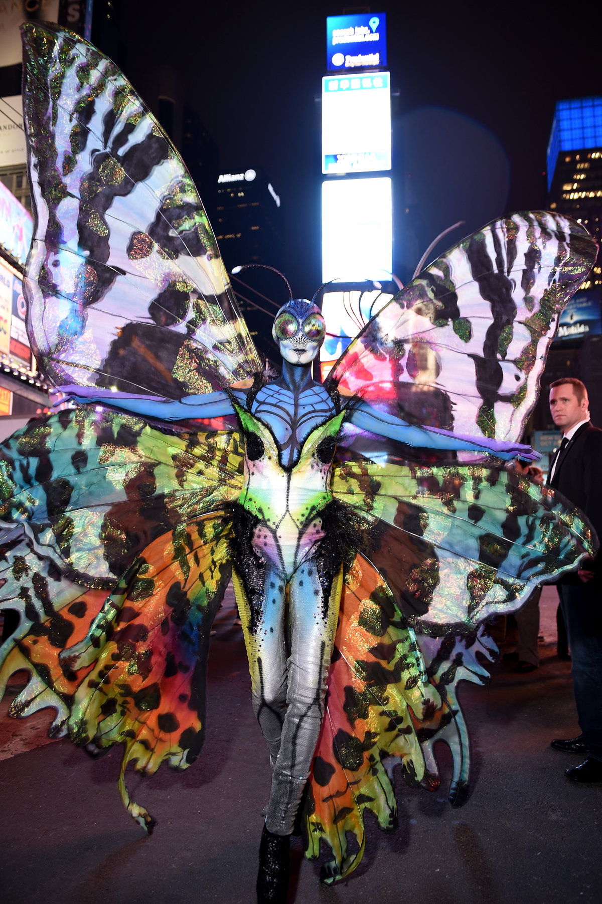 Heidi Klum Halloween Kostüm Schmetterling
