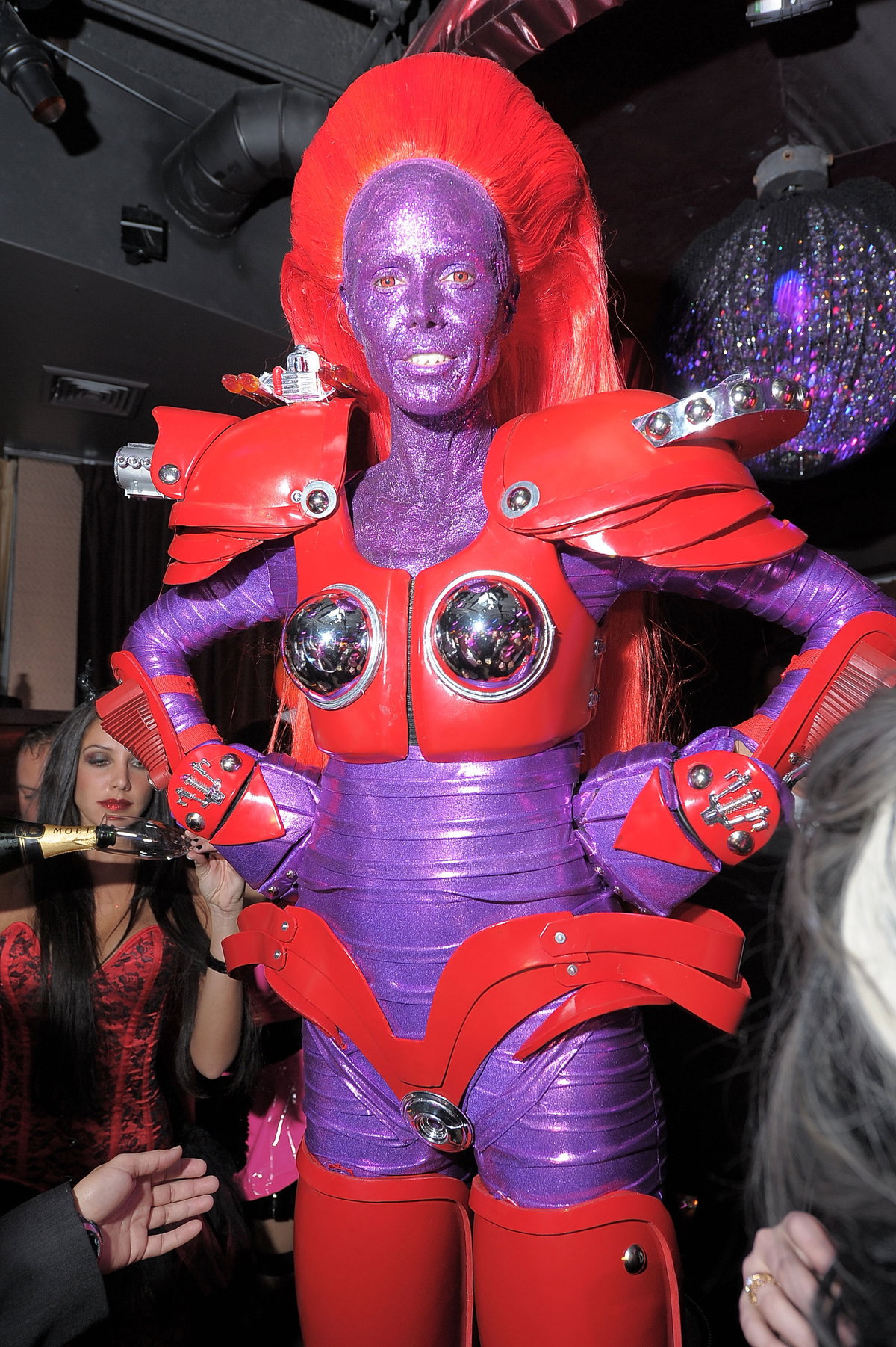 Heidi Klum Halloween Kostüm Super Hero