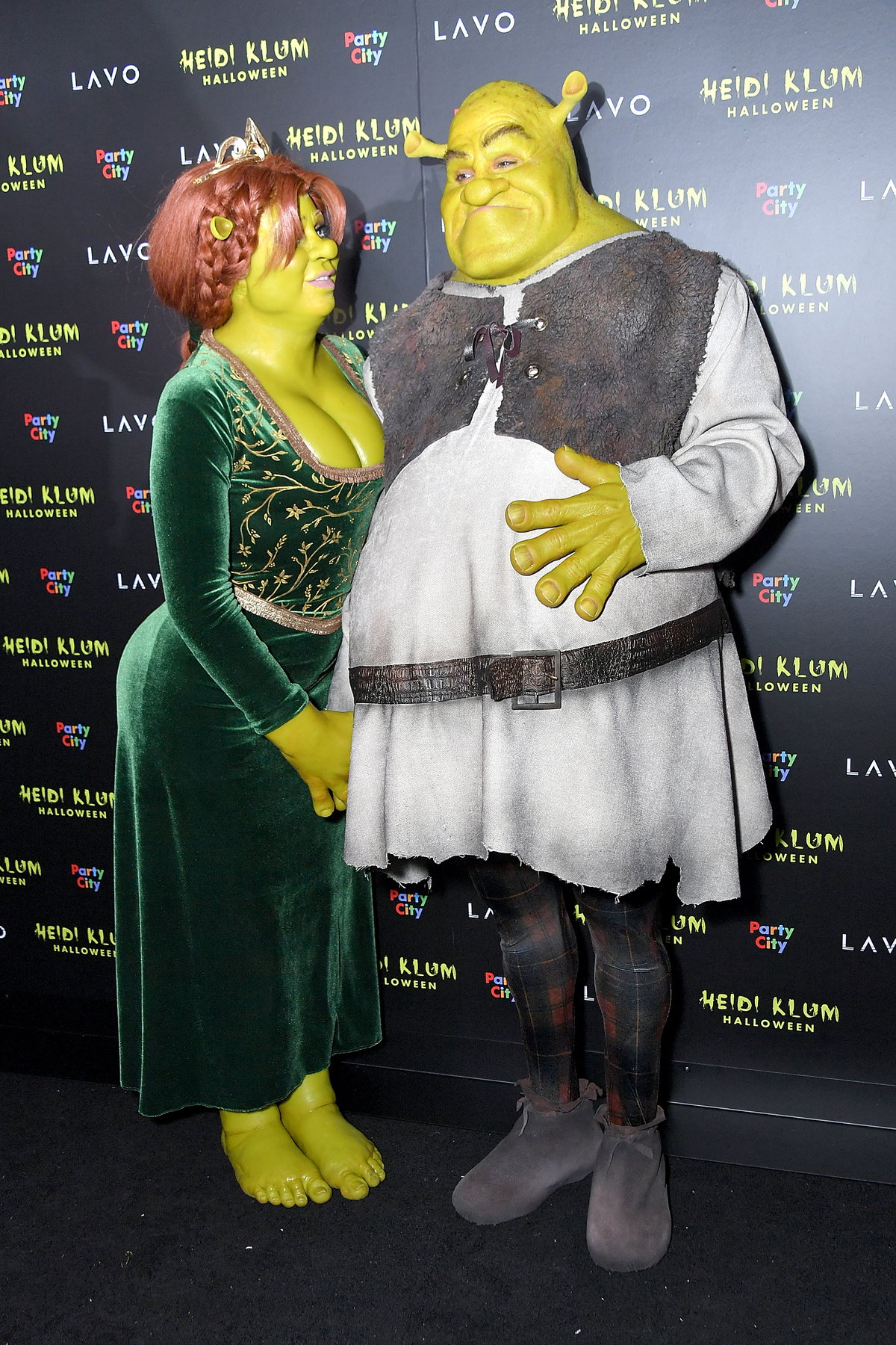 Heidi Klum Tom Kaulitz an Halloween im Partnerkostüm