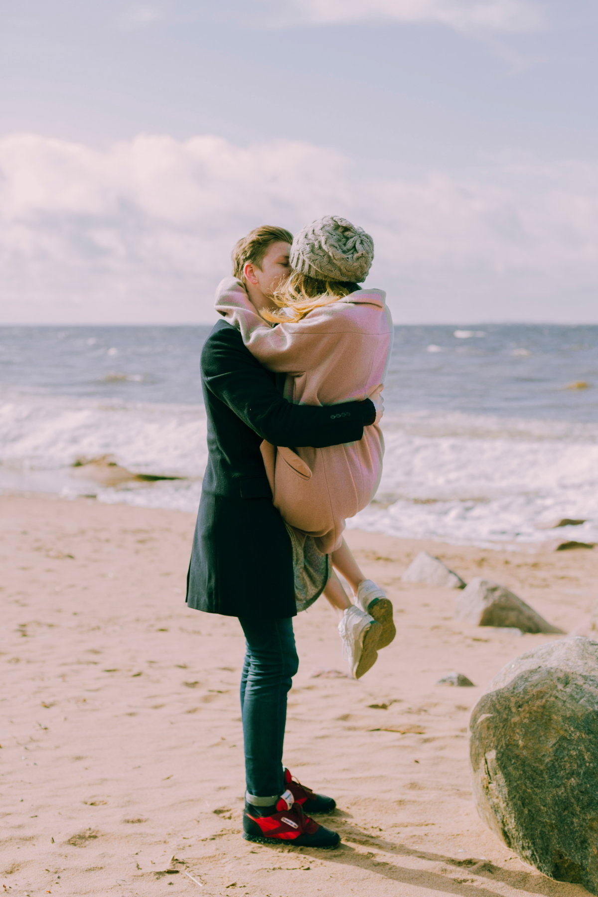 Liebespaar am Strand