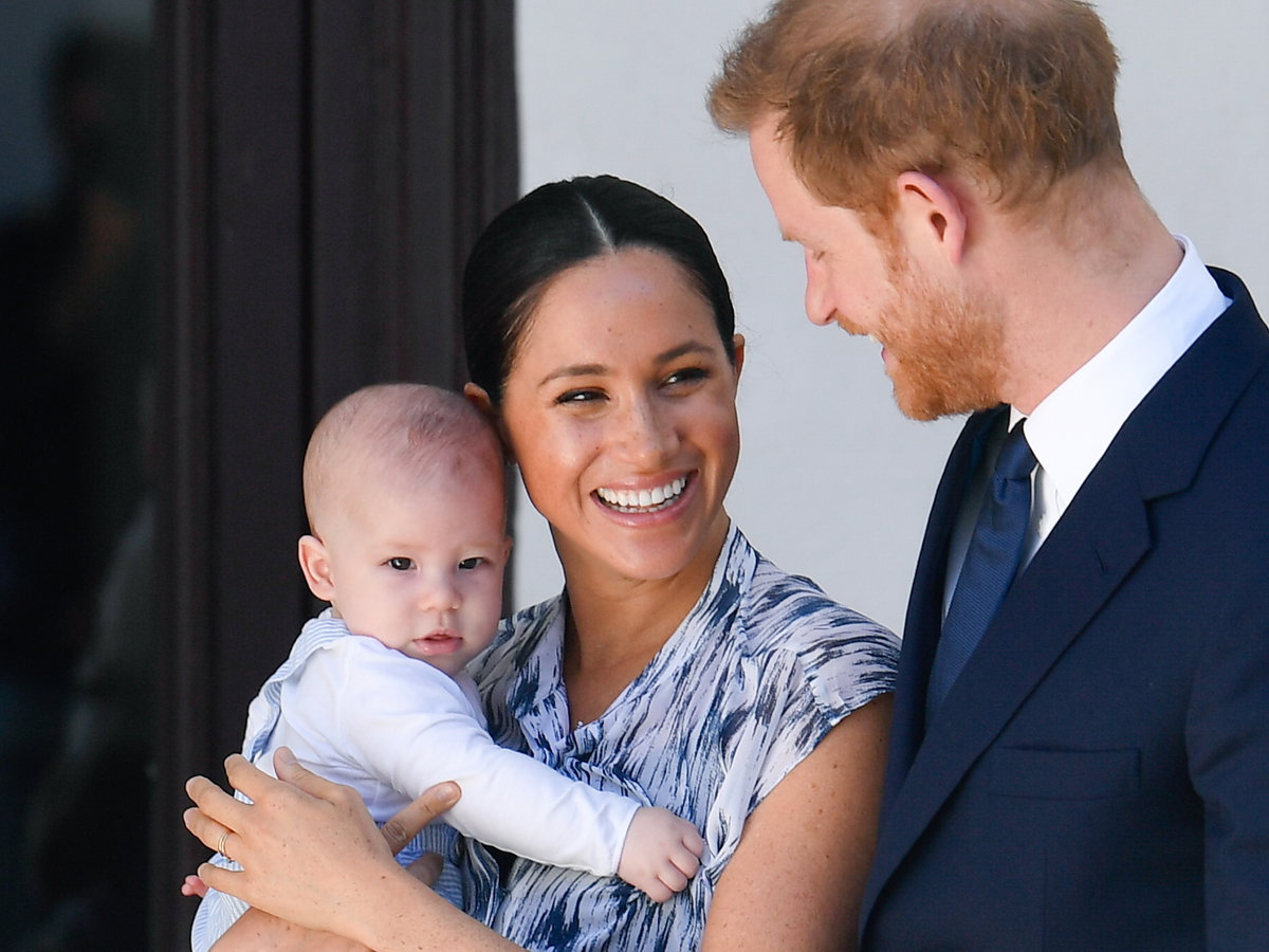 Meghan Markle und Prinz Harry mit Archie