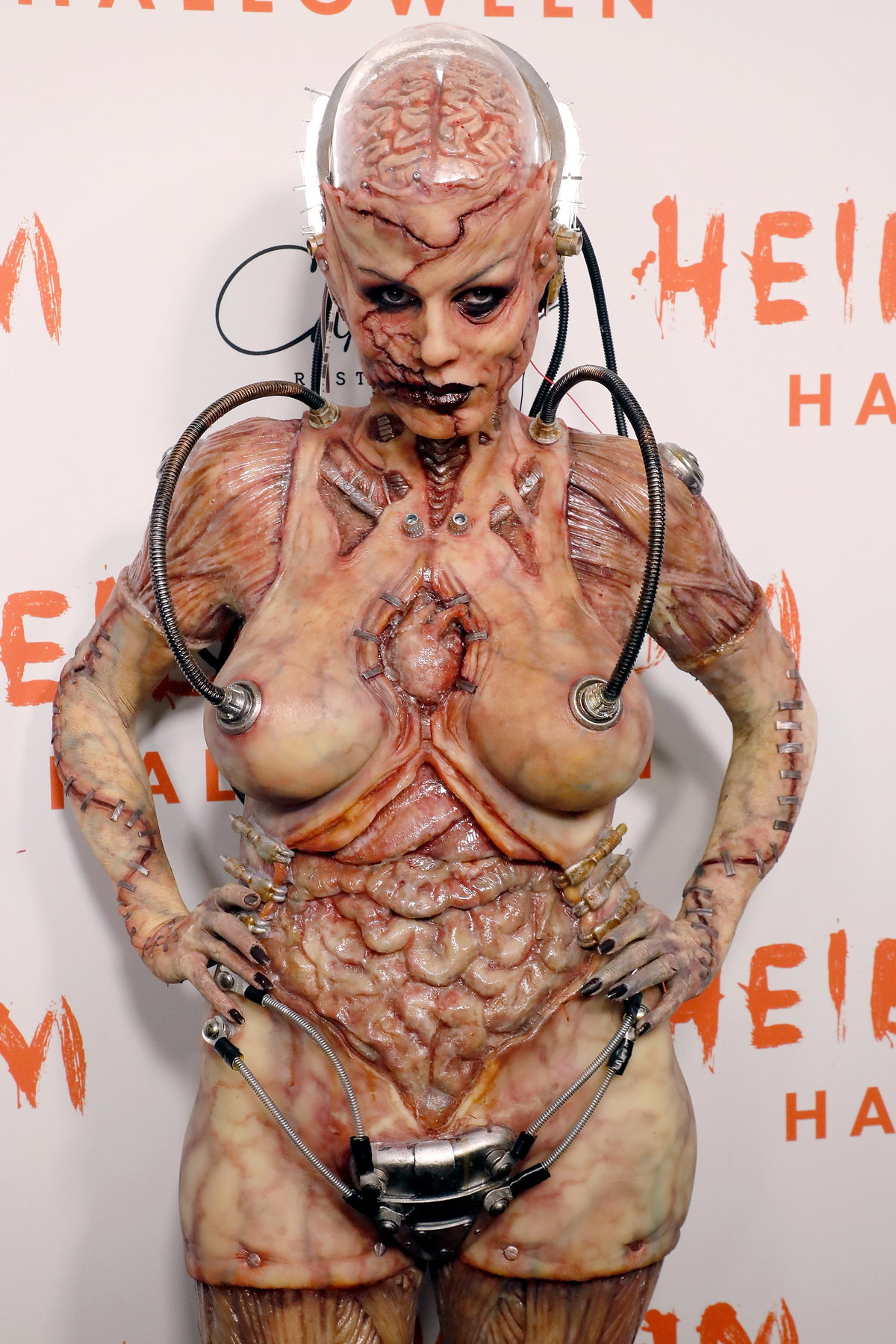 heidi klum halloween alien