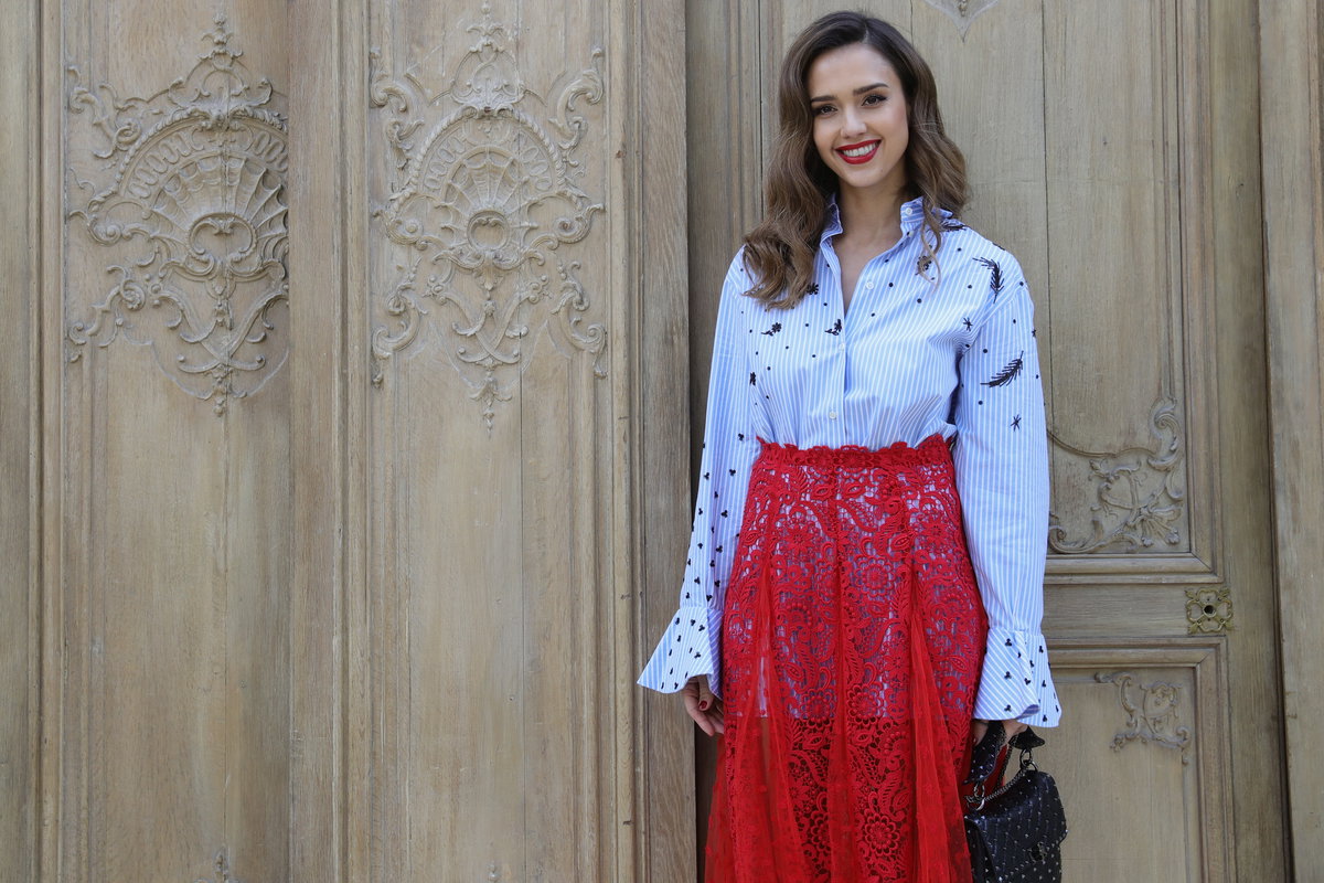 jessica alba rote lippen