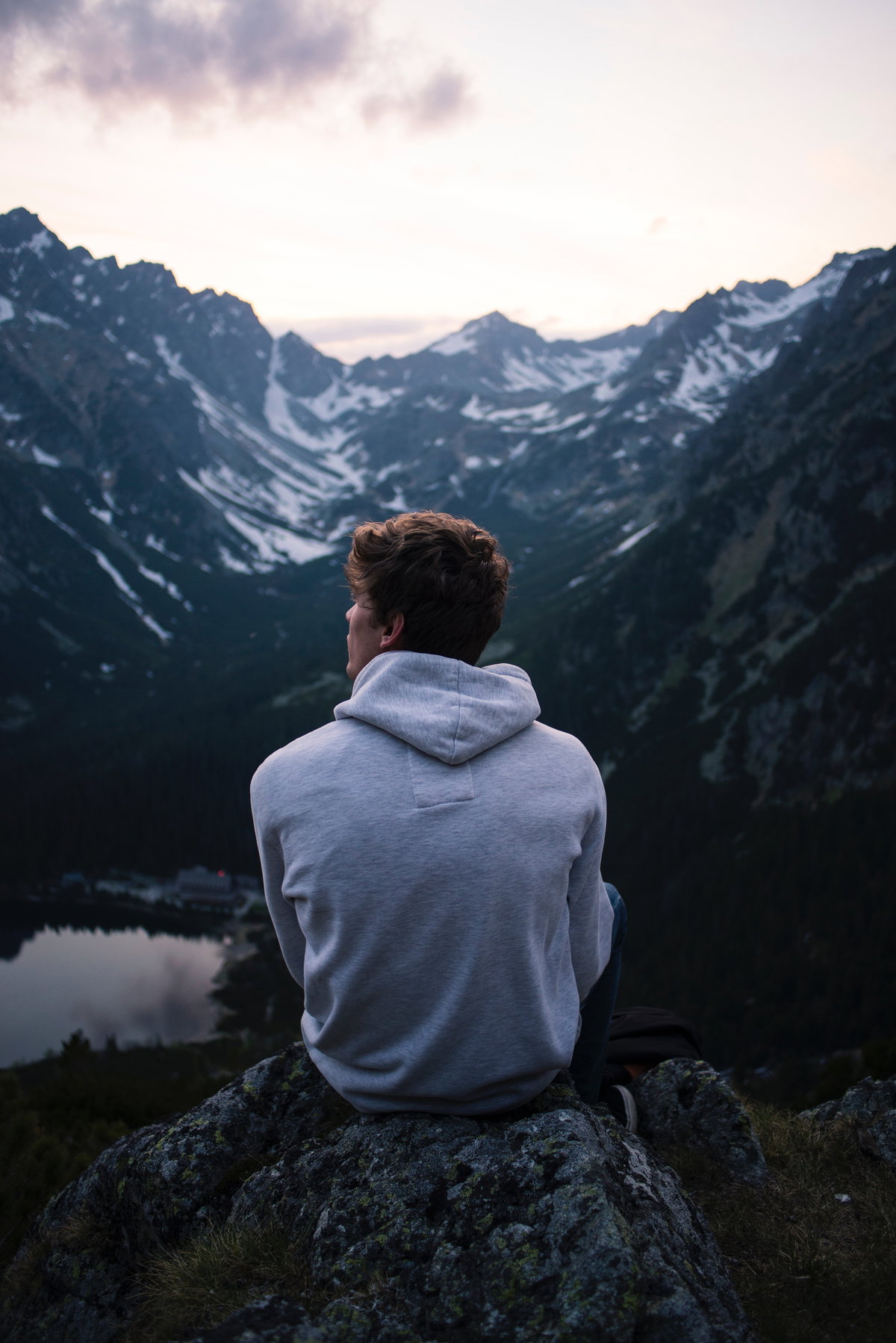 Mann in der Natur