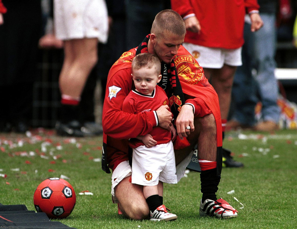 brooklyn beckham david beckham früher klein