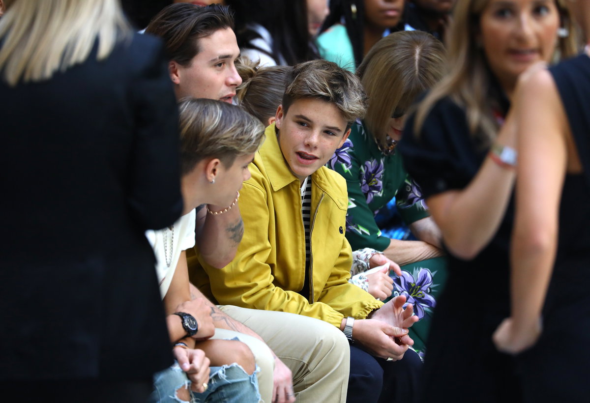 cruz beckham fashion show