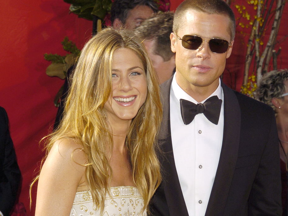 jennifer aniston brad pitt red carpet