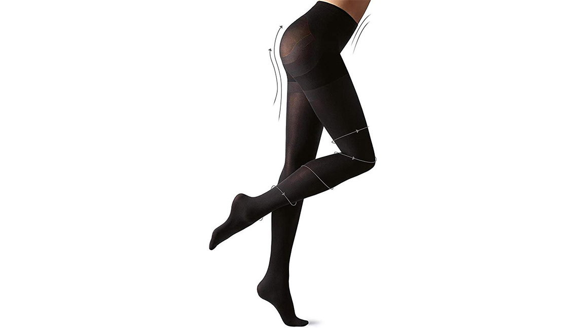 calzedonia schwarze strumpfhose blickdicht
